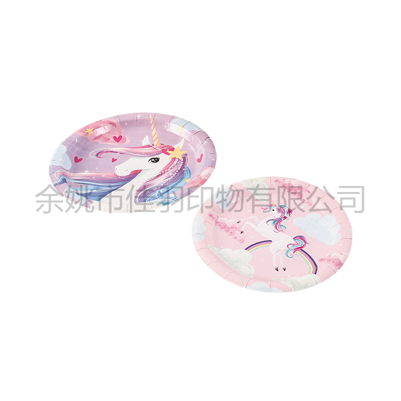 Unicorn Series Round Paper Disc (7 Inch Disc + 9 Inch Disc)