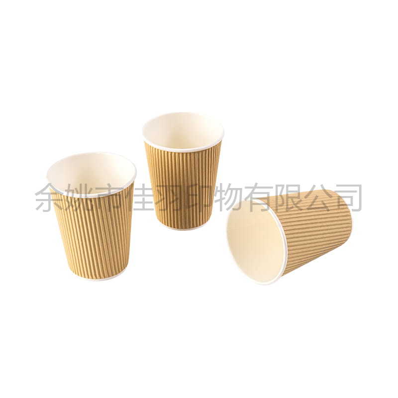 12oz Coffee Paper Cup (Corrugated Cup Without Lid, Inner Cup With 9 Mouths, 6 Bottoms, 11.2 Heights)